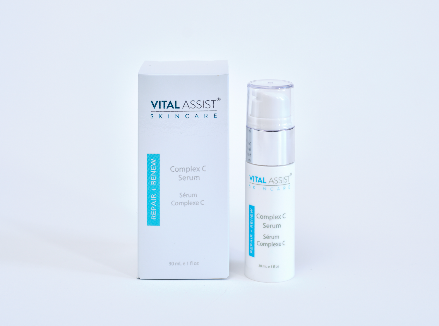 Vital Assist Skincare. Vitamin C. Serum. Complex C Serum. Antioxidant. Anti-ageing. Peptides. Arbutin. Pigmentation. Acne.