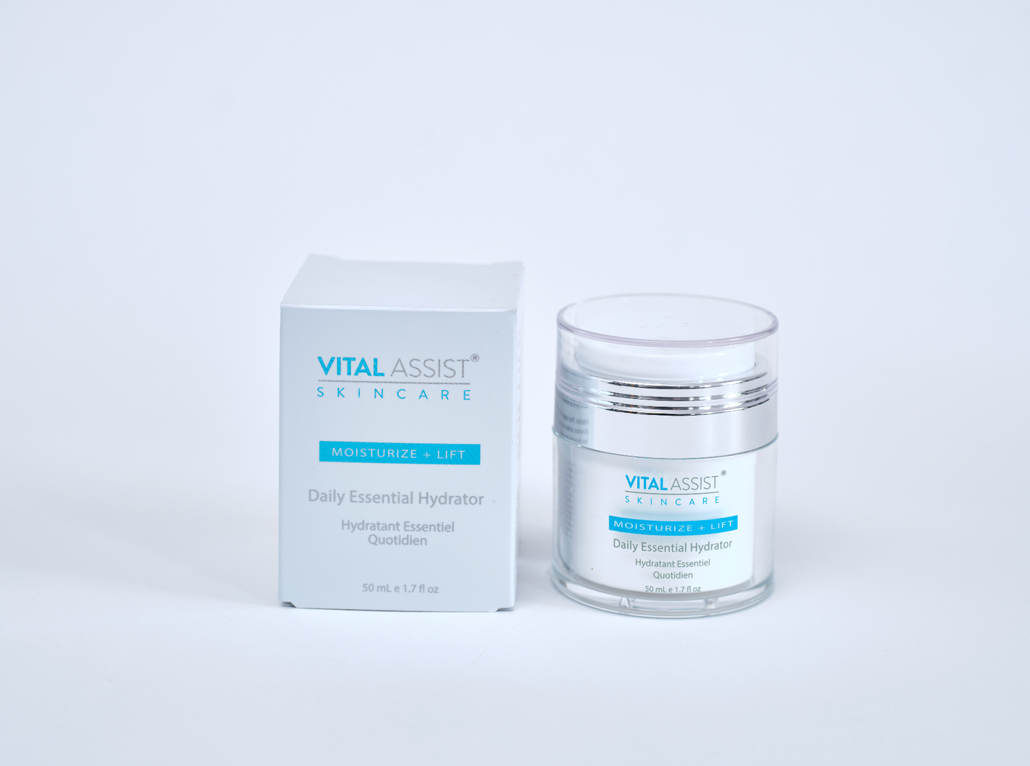 Vital Assist Skincare Daily Essential Hydrator Moisturiser Moisturise Hydration Hydrator Barrier Repair lipids essential skincare anti-ageing antioxidant anti-inflammatory anti-inflammatories rosacea acne dry skin. all skin types.